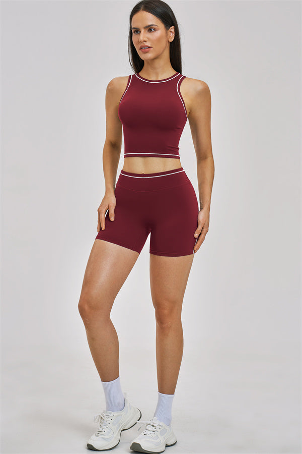 Unbound Crop Top &amp; Shorts Set