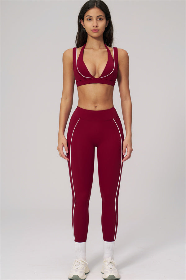 Conjunto Clarity de top deportivo y leggings