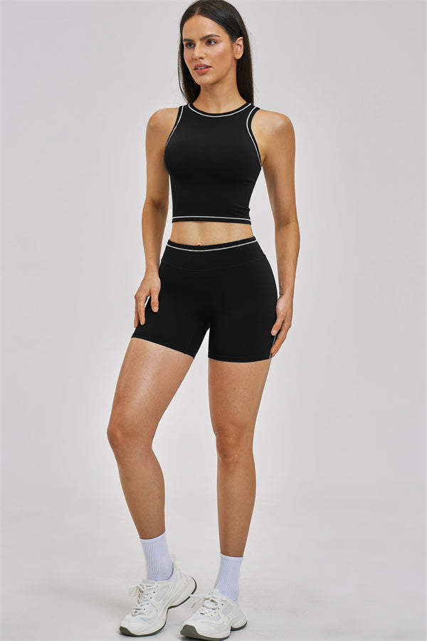 Unbound Crop Top &amp; Shorts Set