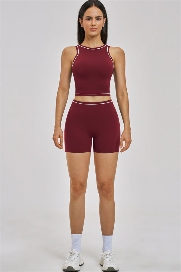 Unbound Crop Top &amp; Shorts Set