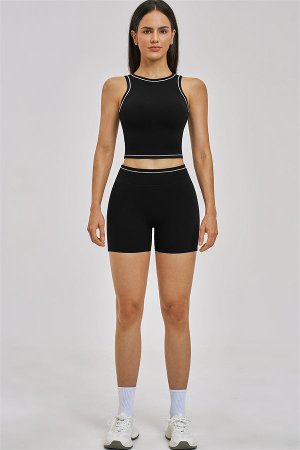 Unbound Crop Top &amp; Shorts Set