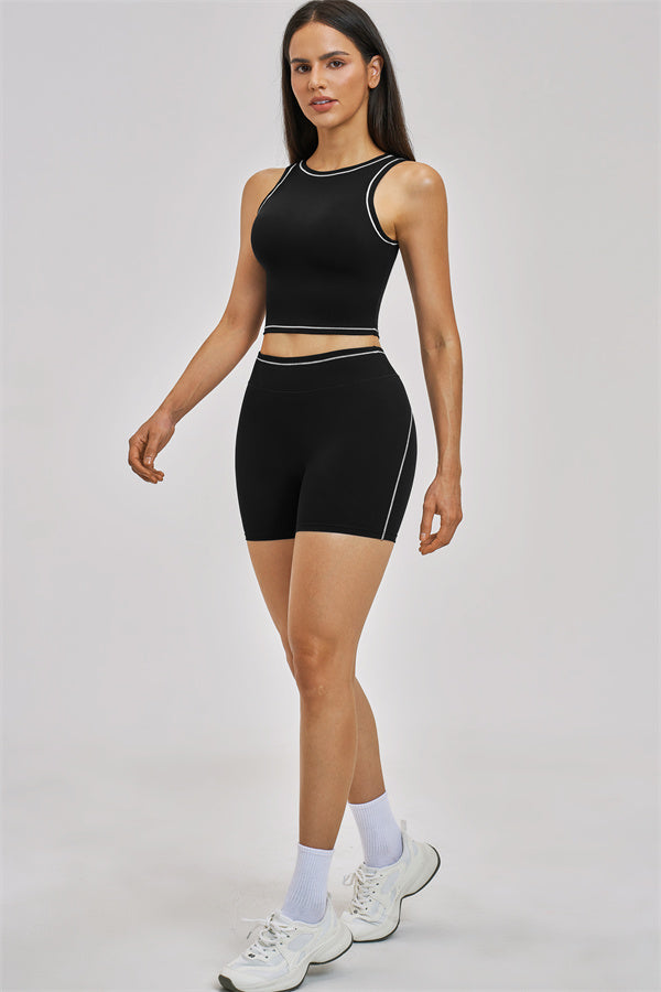Unbound Crop Top &amp; Shorts Set
