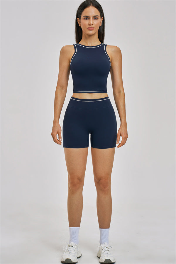 Unbound Crop Top &amp; Shorts Set