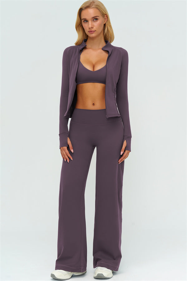 Twirl 3-Piece Jacket, Bra &amp; Pants Set