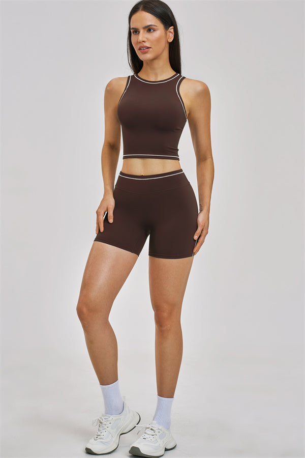 Unbound Crop Top &amp; Shorts Set