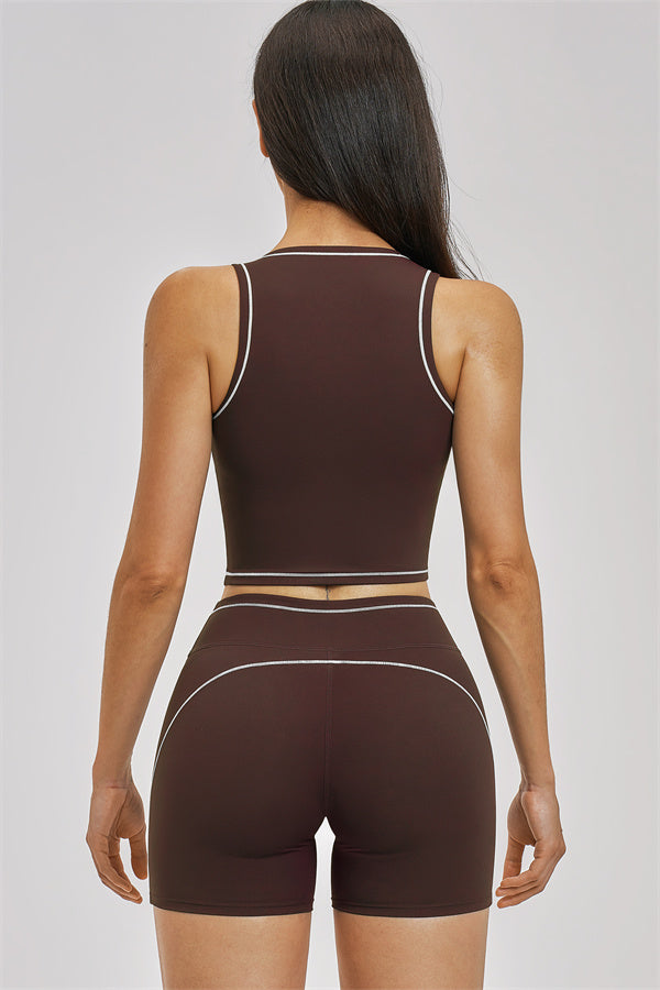 Unbound Crop Top &amp; Shorts Set