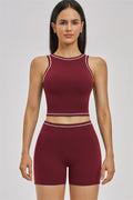 Unbound Crop Top &amp; Shorts Set
