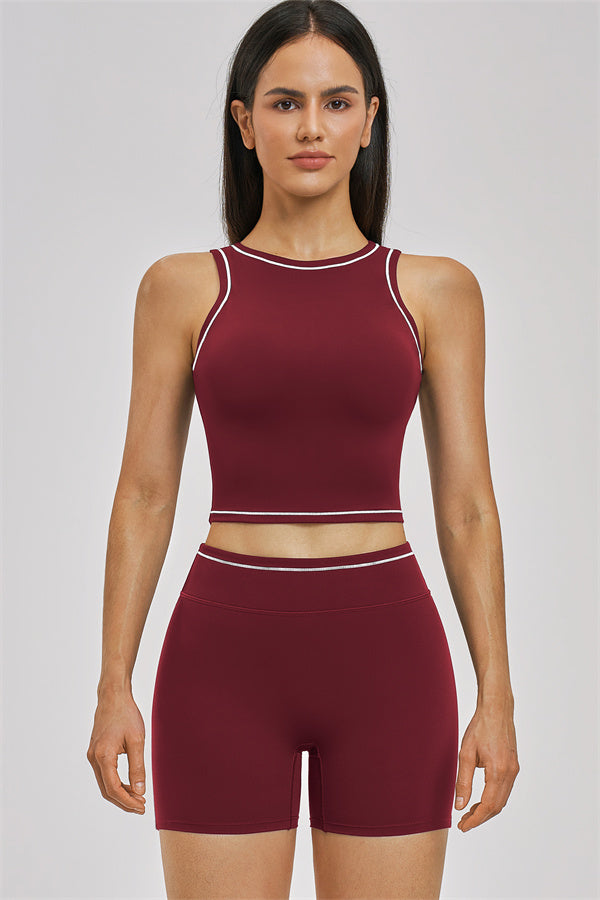 Unbound Crop Top &amp; Shorts Set