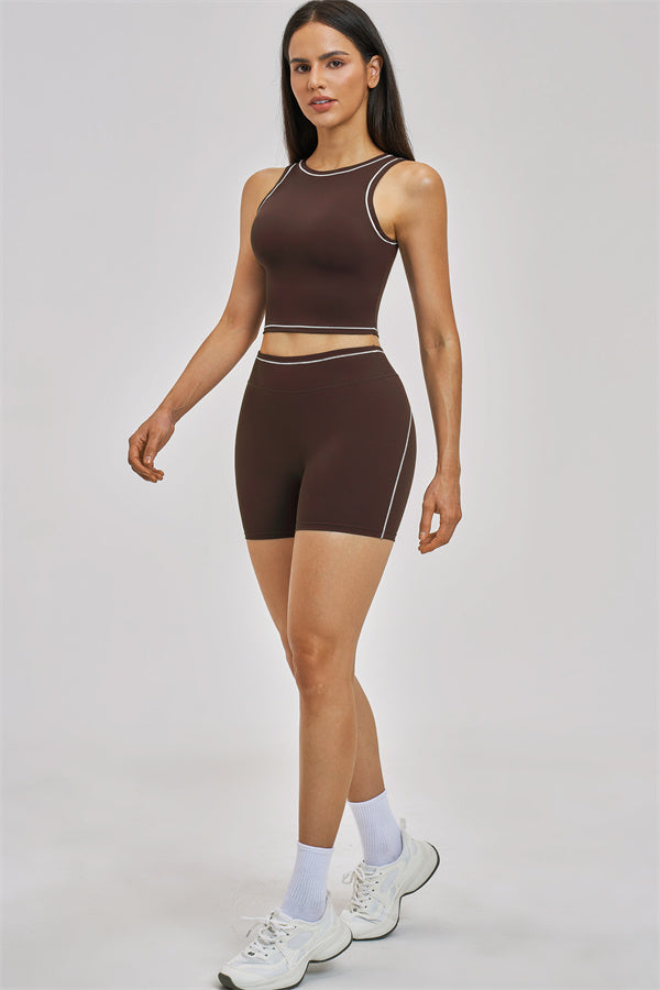 Unbound Crop Top &amp; Shorts Set