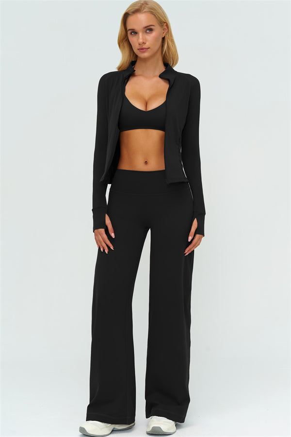 Twirl 3-Piece Jacket, Bra &amp; Pants Set