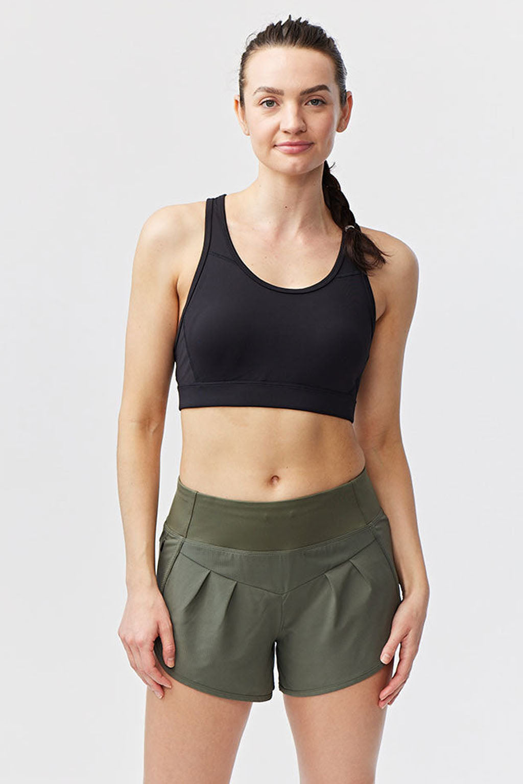 Shorts de running Sheva de tiro alto