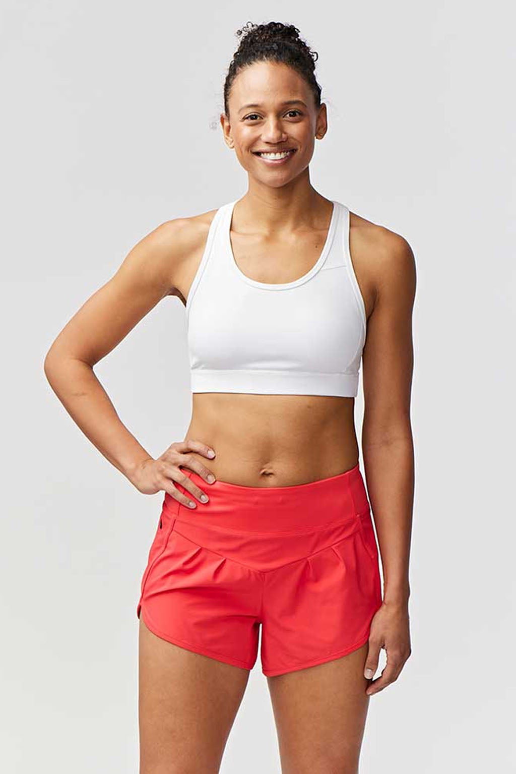 Shorts de running Sheva de tiro alto