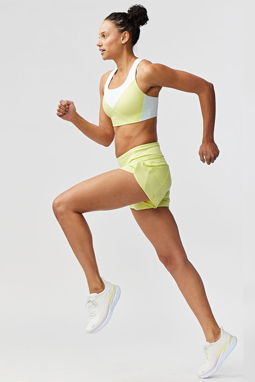 Shorts de running Sheva de tiro alto