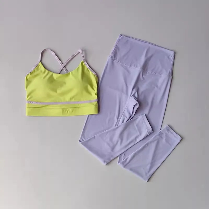 High-Rise Leggings Yoga Set