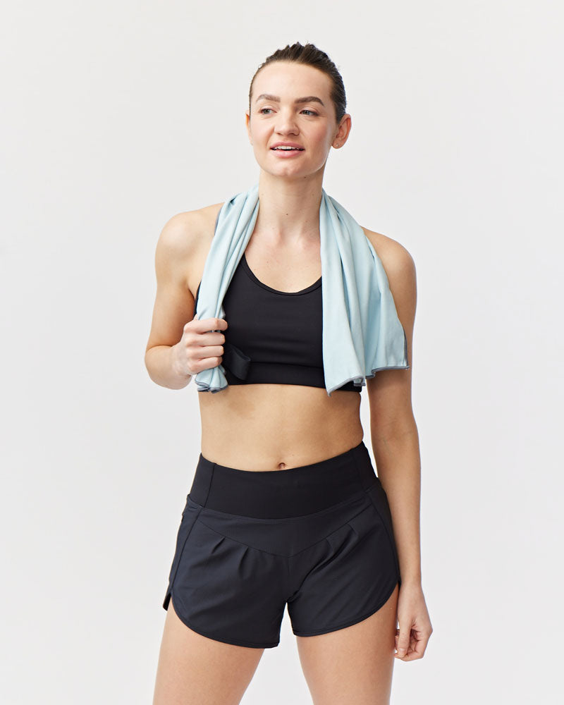Shorts de running Sheva de tiro alto