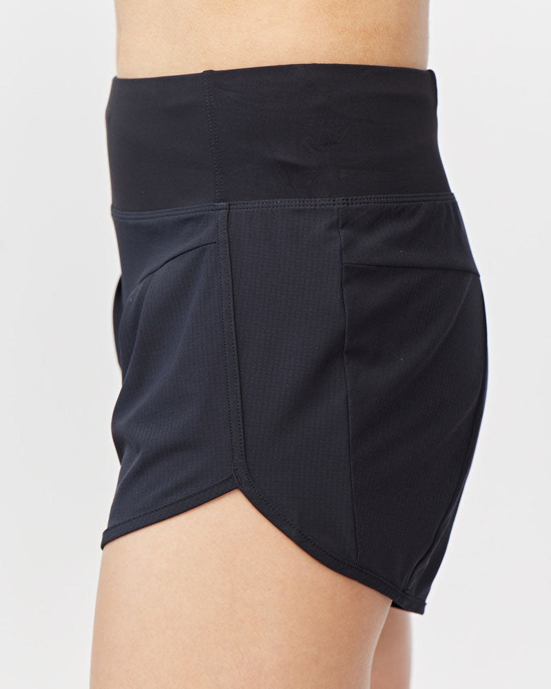 Shorts de running Sheva de tiro alto