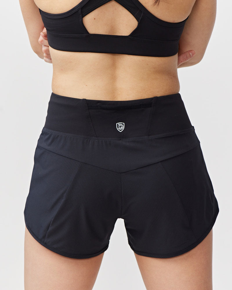 Shorts de running Sheva de tiro alto