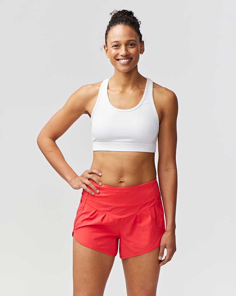 Shorts de running Sheva de tiro alto