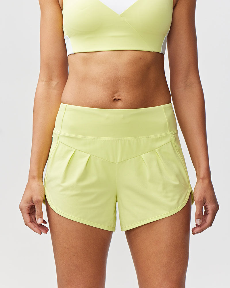 Shorts de running Sheva de tiro alto