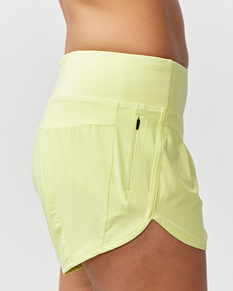 Shorts de running Sheva de tiro alto