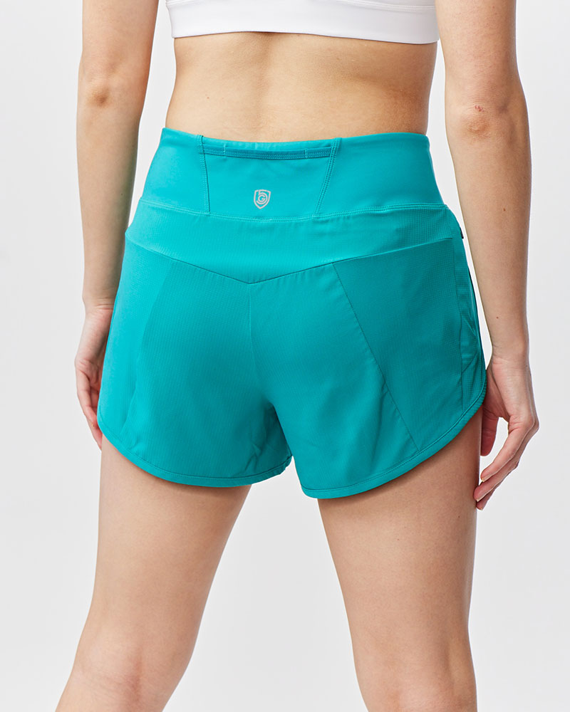 Shorts de running Sheva de tiro alto