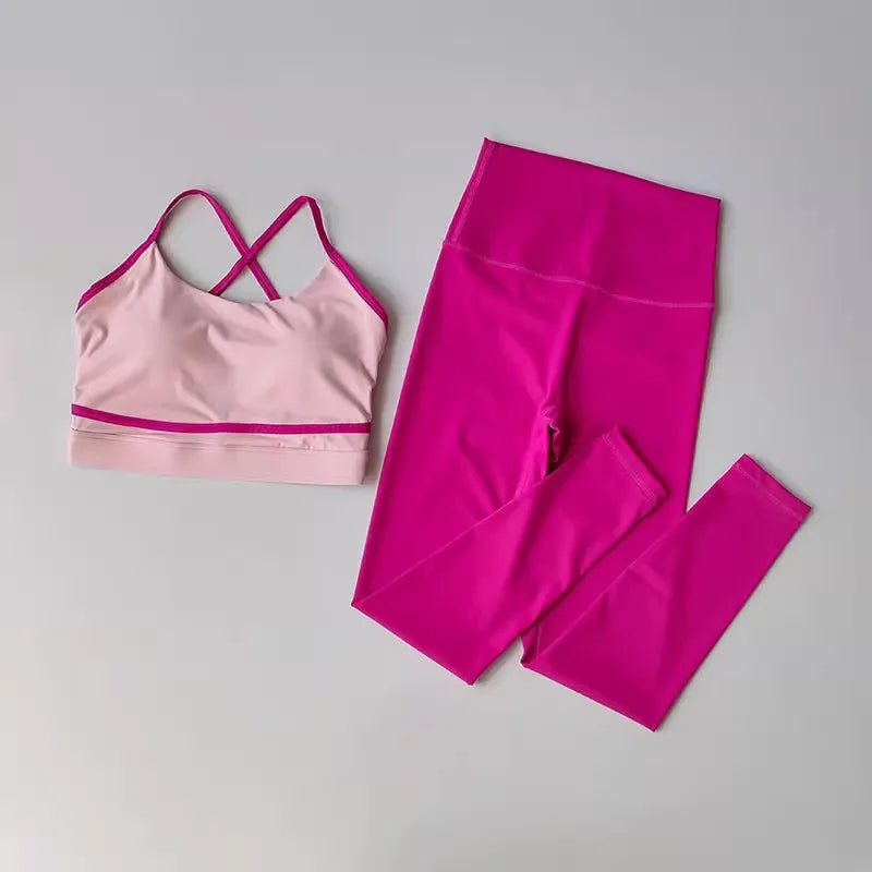 High-Rise Leggings Yoga Set