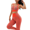 Conjunto deportivo de dos piezas de tiro alto para mujer - Moda Élite