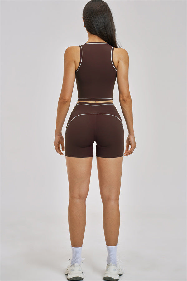 Unbound Crop Top &amp; Shorts Set
