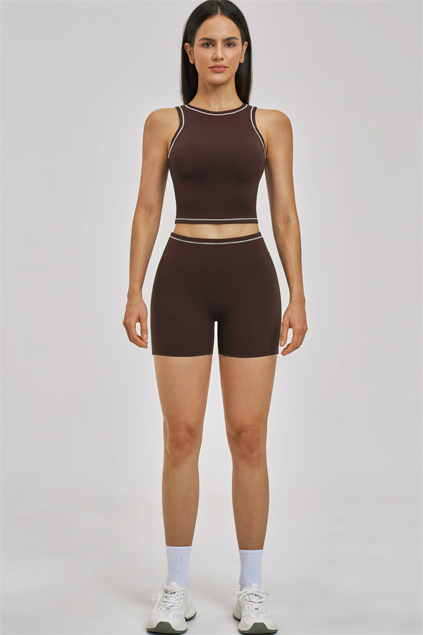 Unbound Crop Top &amp; Shorts Set