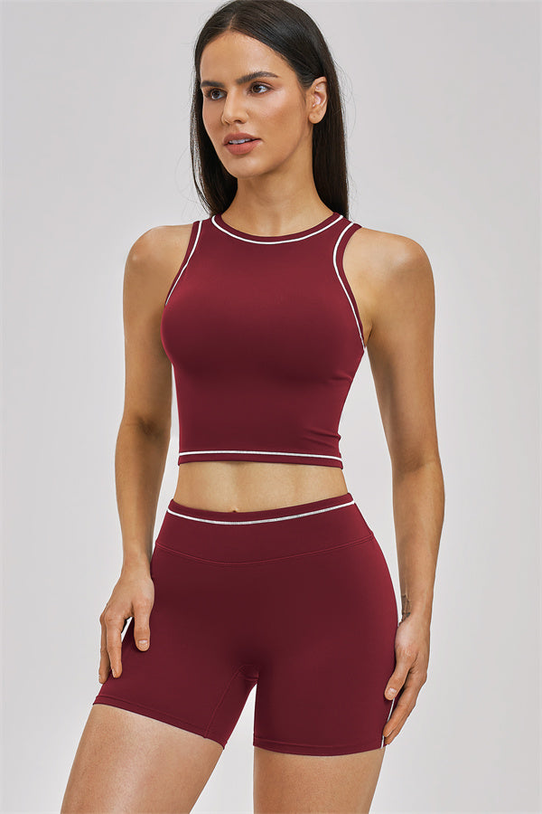 Unbound Crop Top &amp; Shorts Set