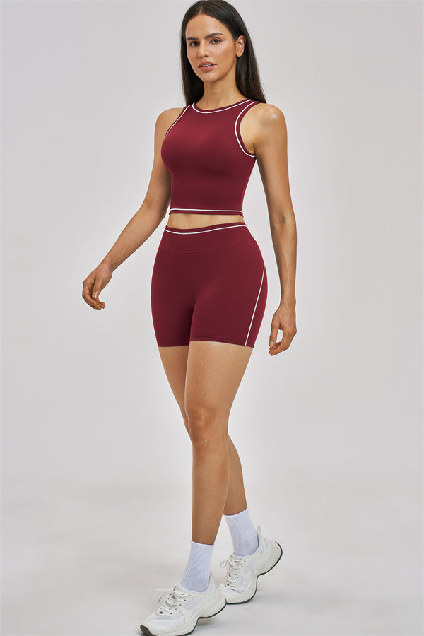 Unbound Crop Top &amp; Shorts Set
