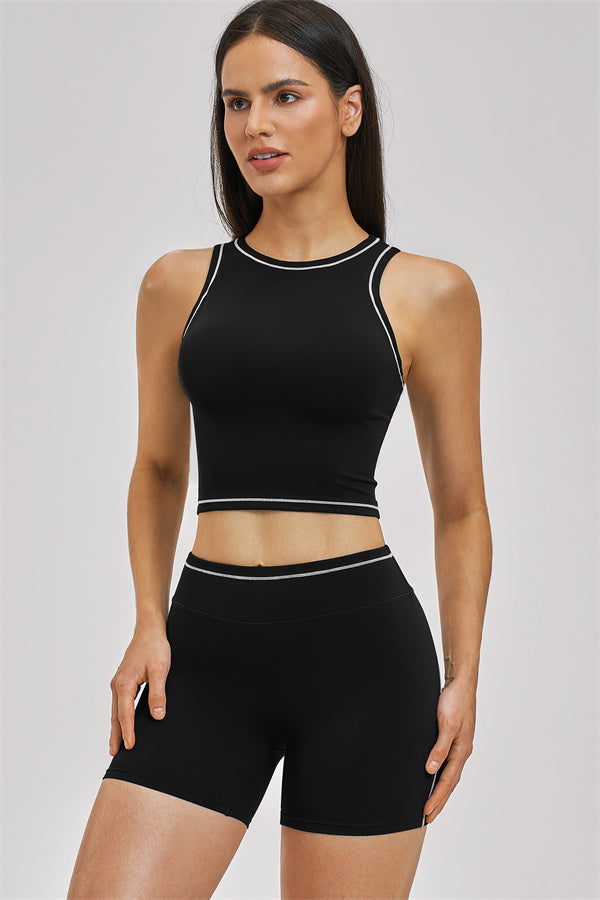 Unbound Crop Top &amp; Shorts Set