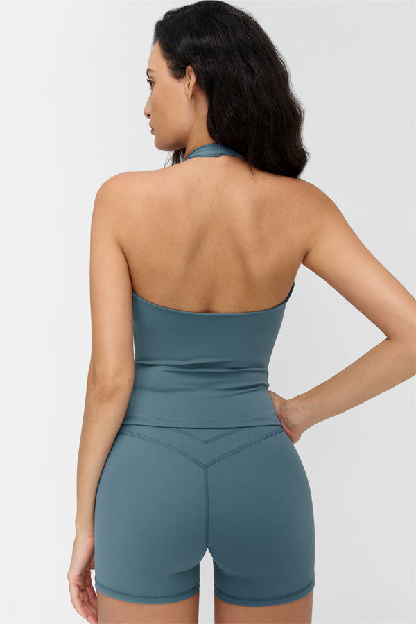 Conjunto deportivo Stride de top y shorts